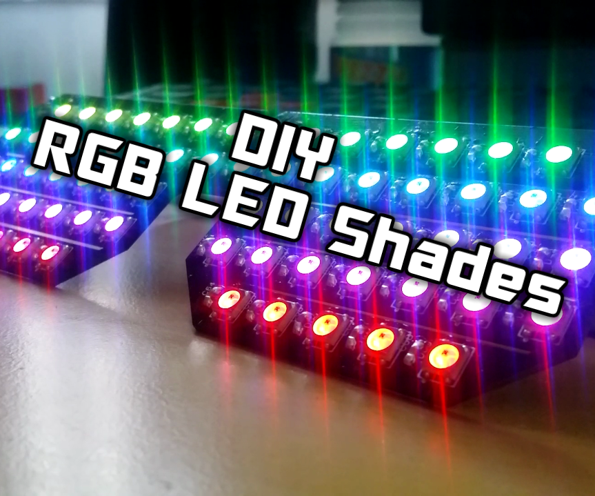 DIY | RGB LED Shades Controlled by Arduino