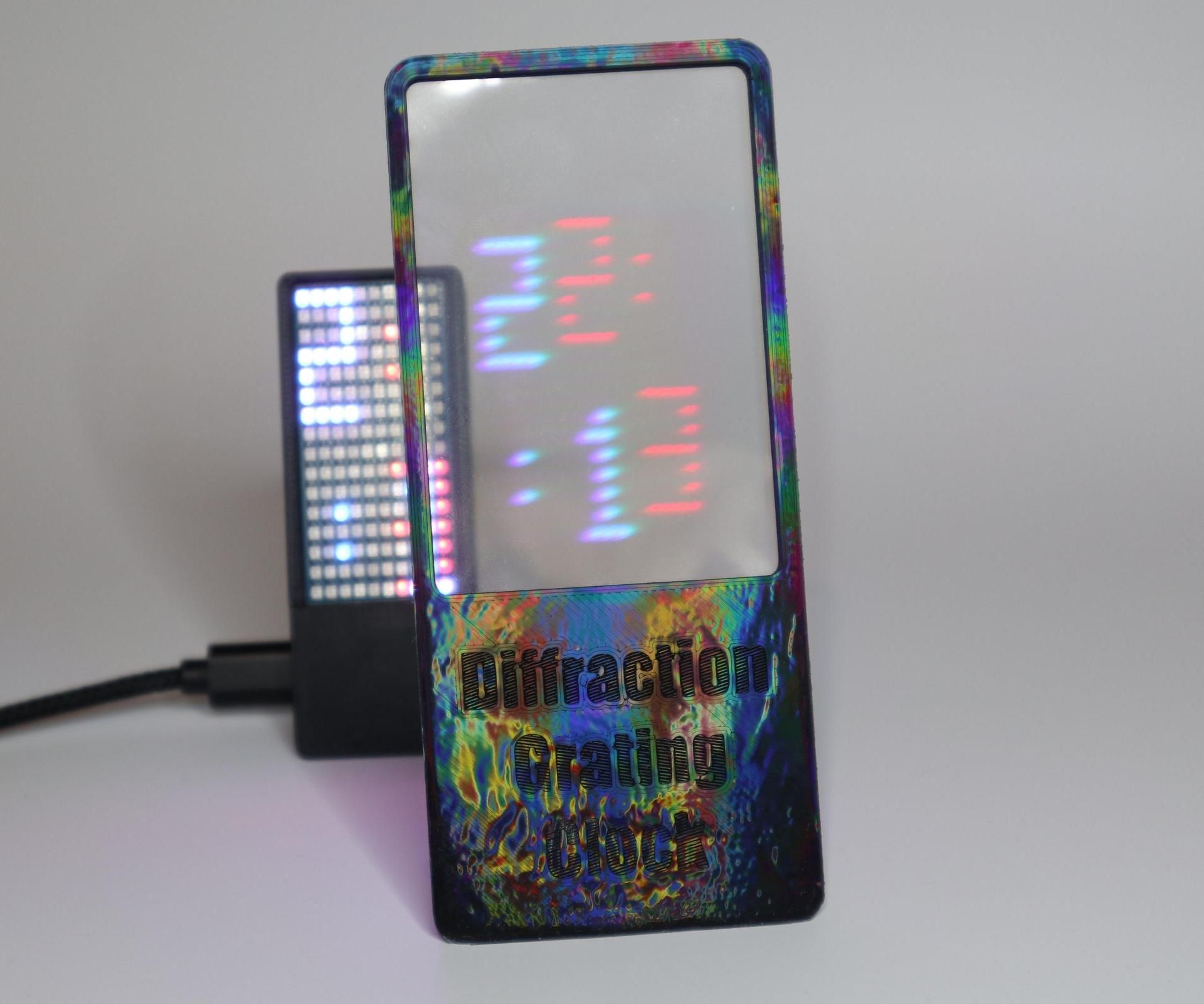Diffraction Grating Clock