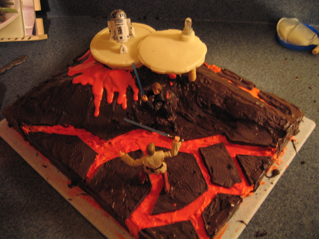 Star Wars Cake (Mustafar)