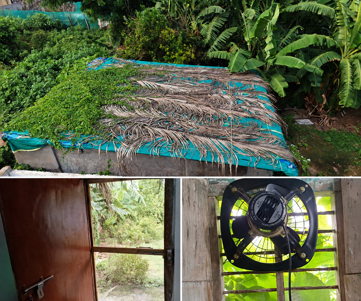 My Metal Roof Reached 70.8°C — How I Beat the Heat Without AC