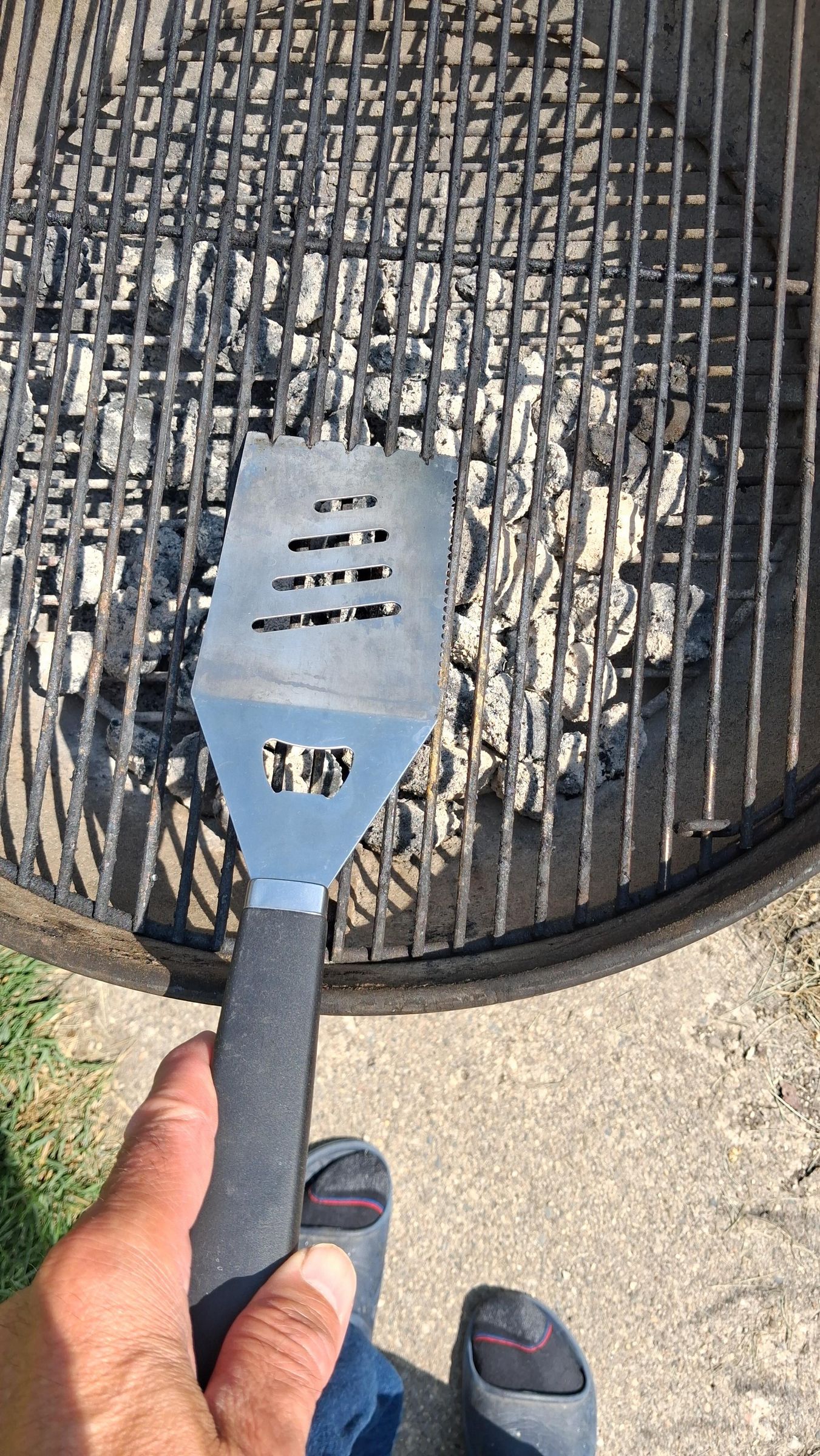 Grill Grate Scraper (Modified Spatula)