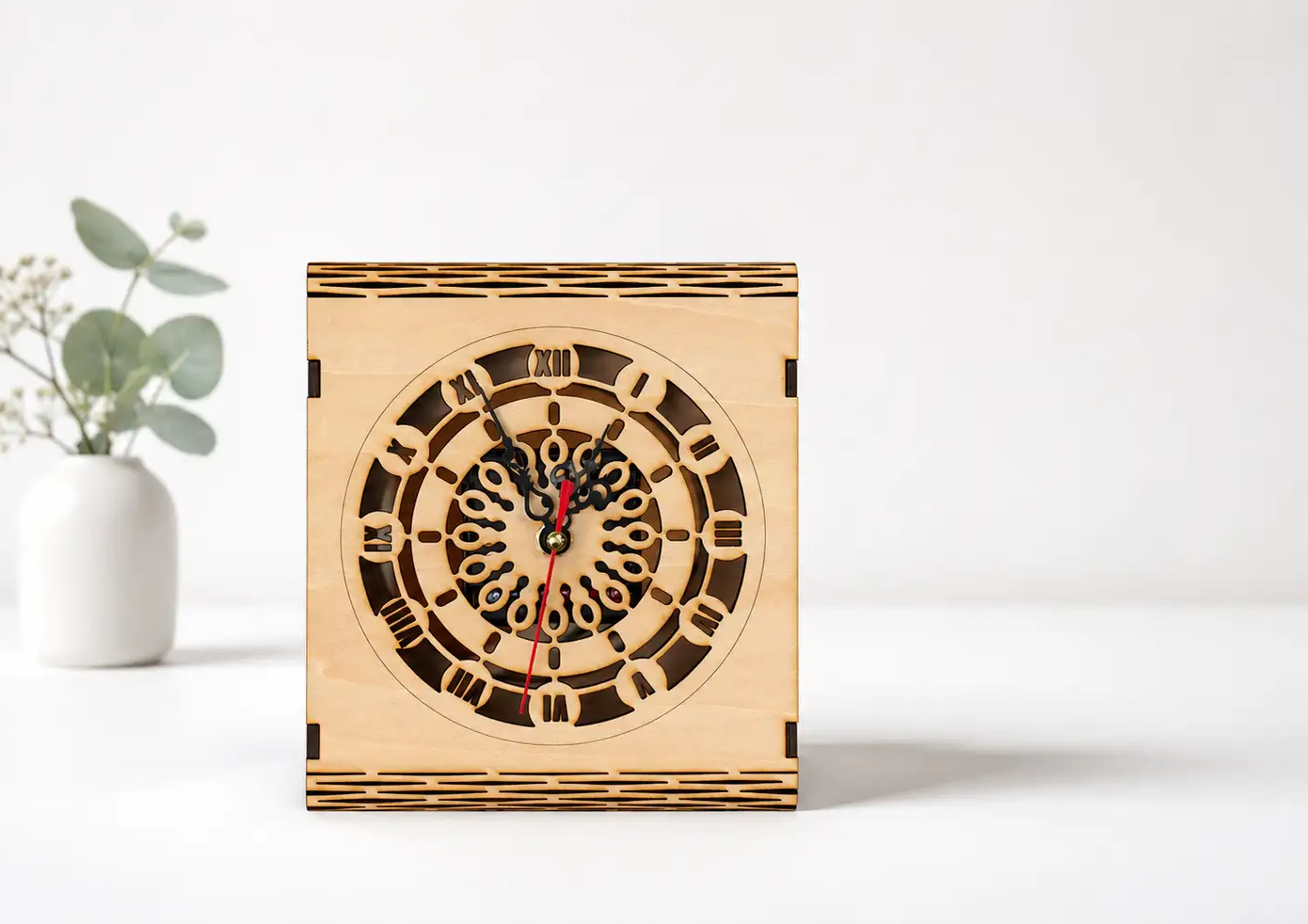 How to Laser Cut a Wooden Table Clock Step by Step Tutorial