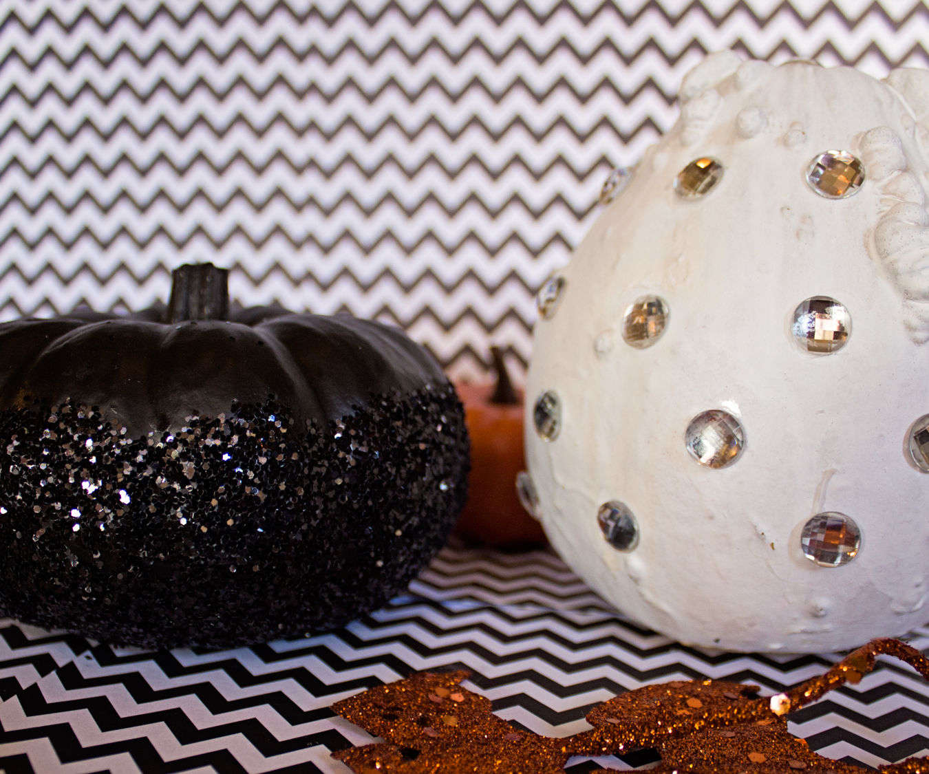 Glam Halloween Gourds