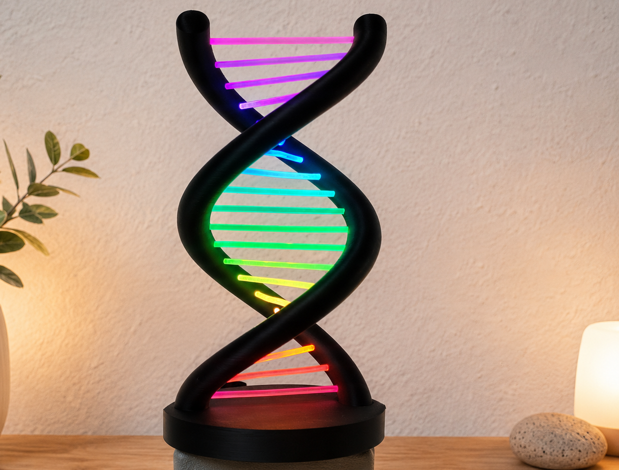 Double Helix LED Sculpture