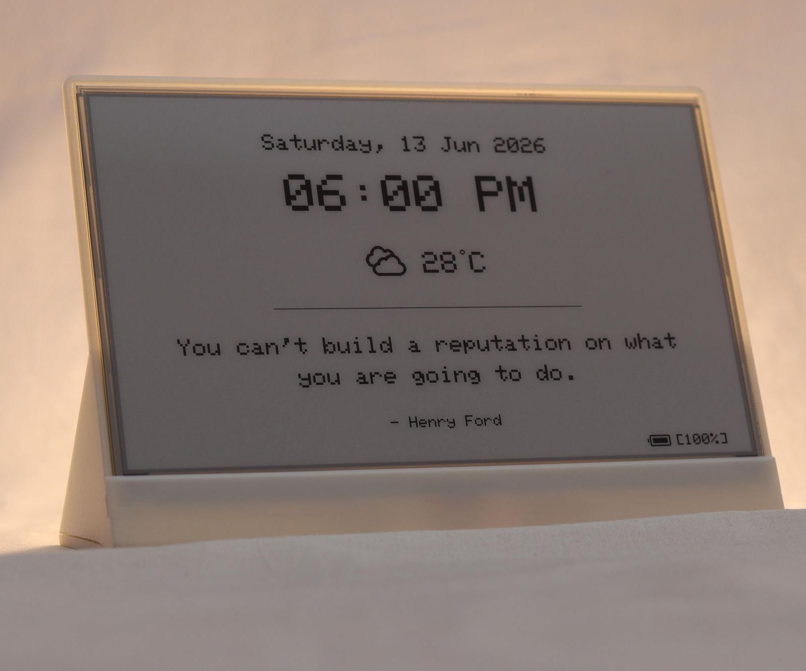 Flint: the Ambient Smart Desk Display Powered by FlintOS