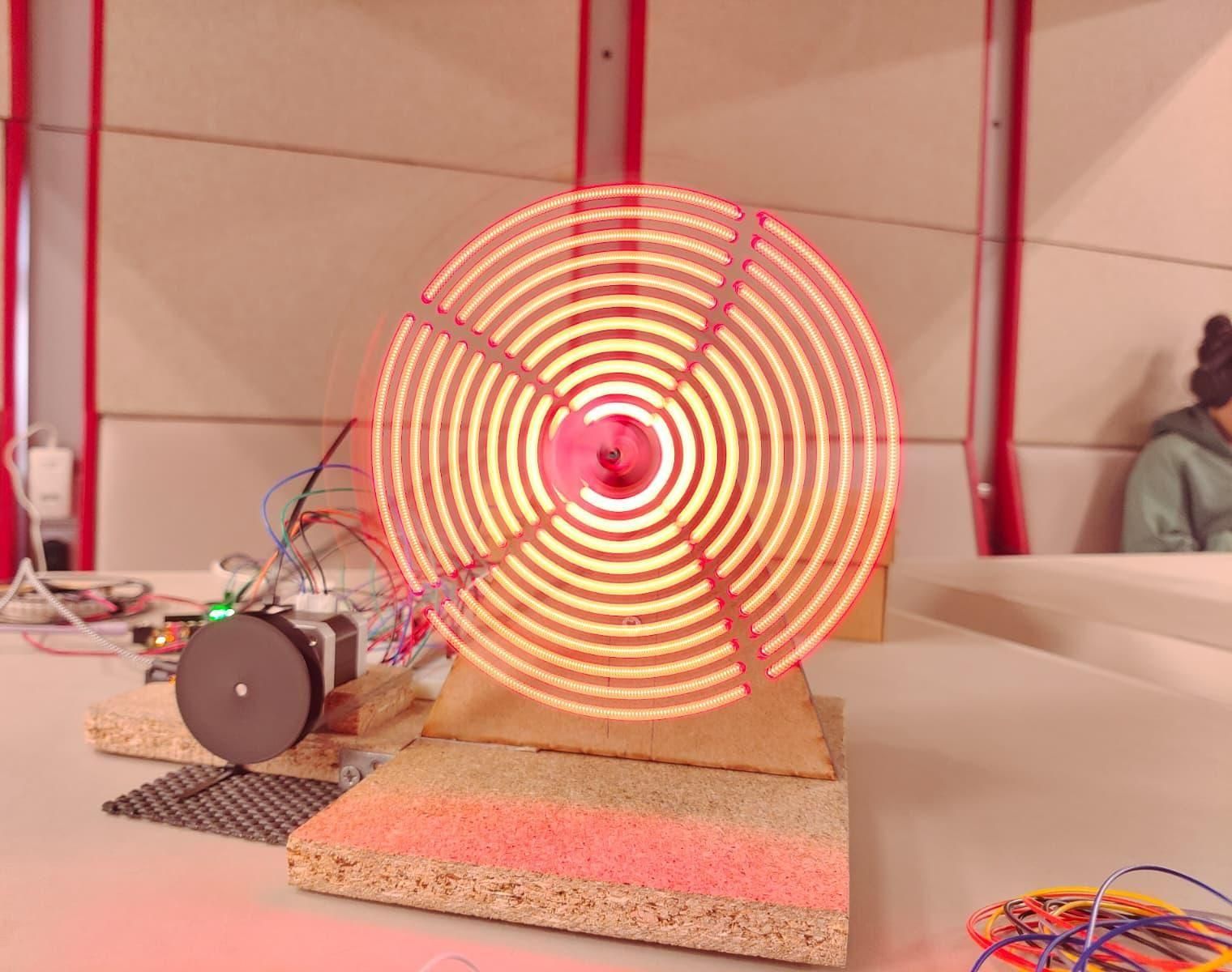 Propeller Hologram (Persistance of Vision Display)