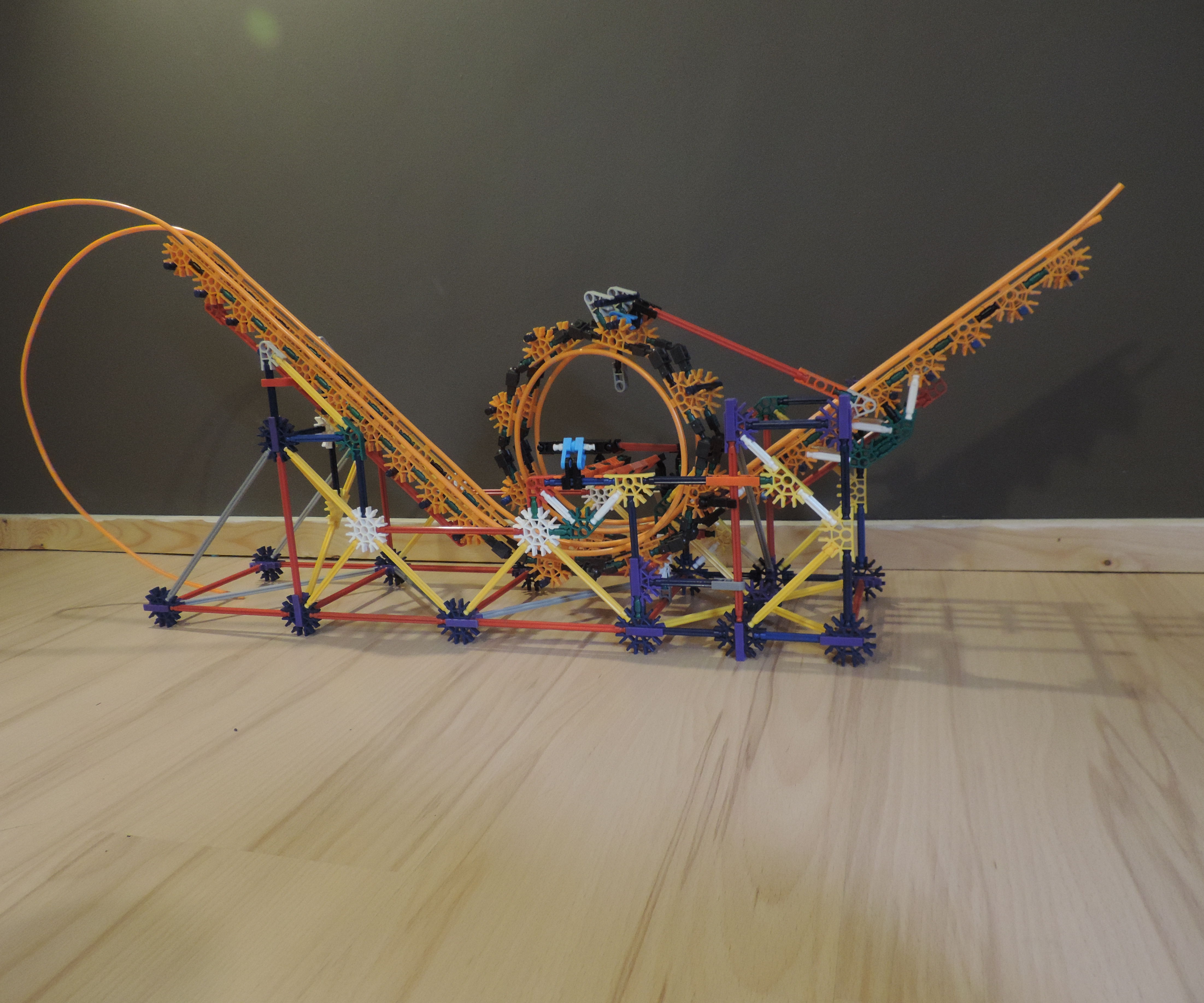 Knex Ball Machine Element: Roll-Back Loop