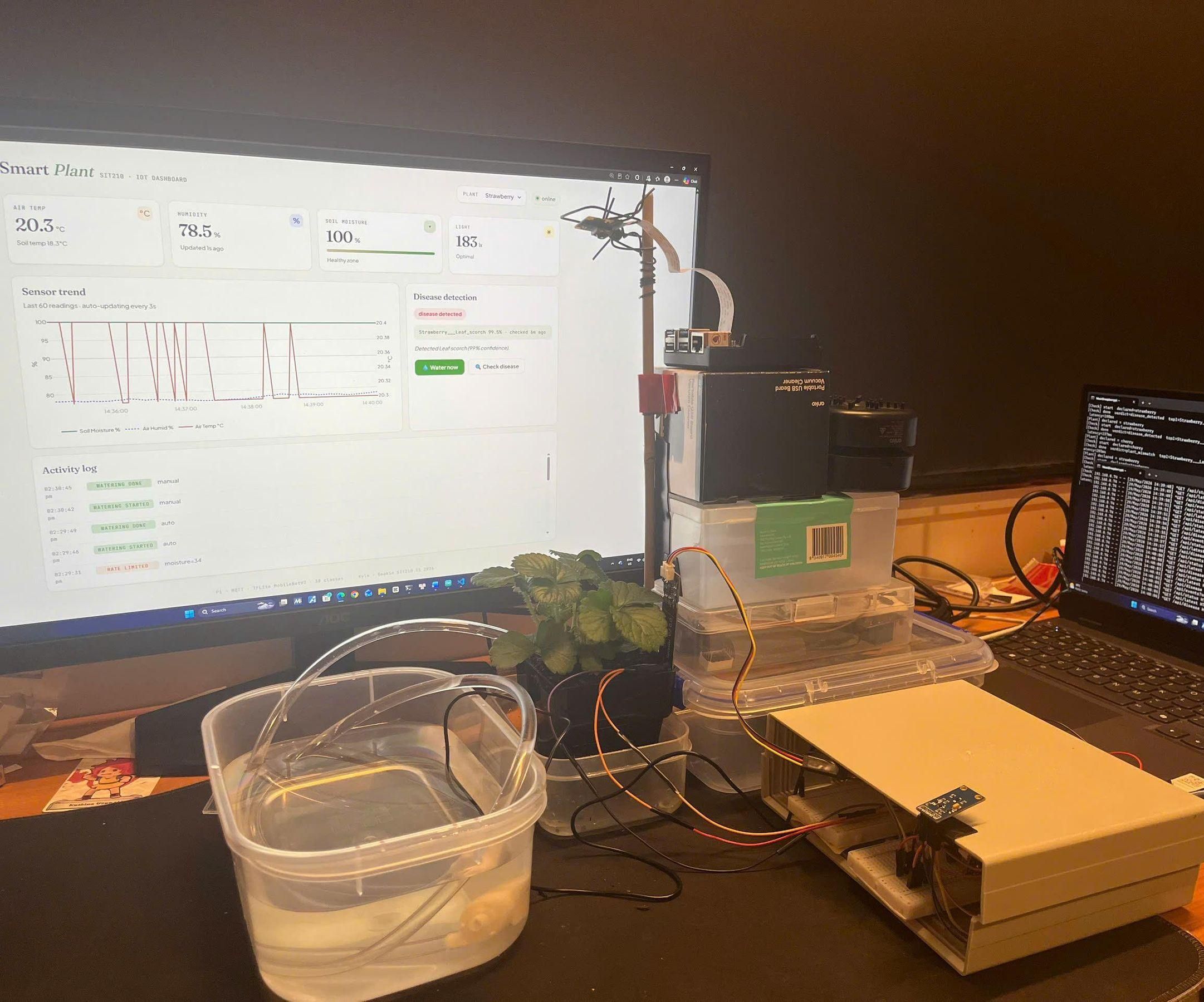 Smart Plant Disease Detection System With Raspberry and Arduino