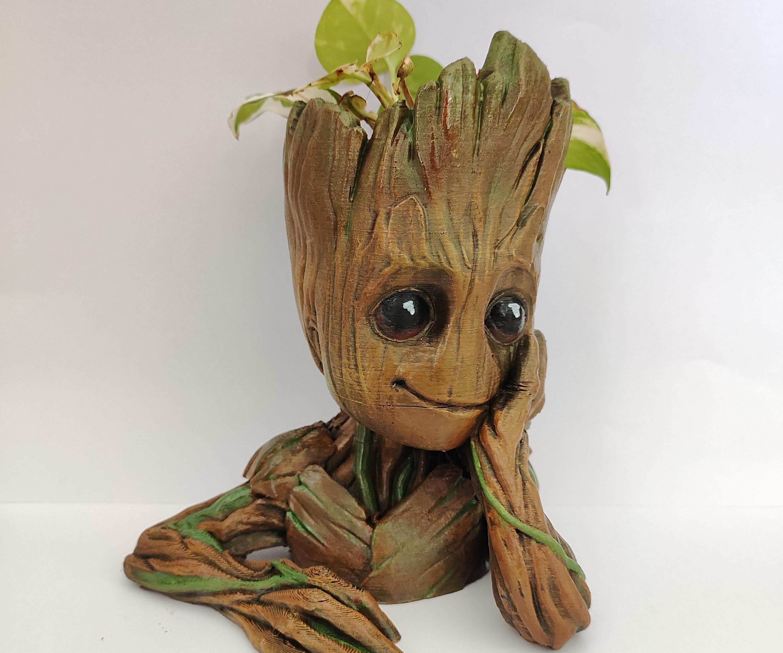 DIY Baby Groot Planter