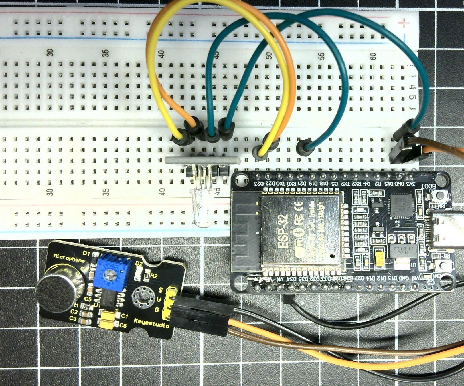 ESP32 Sound-Reactive RGB Light