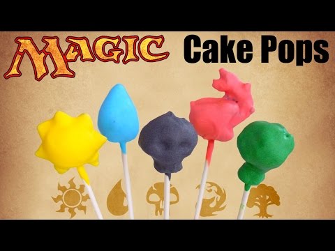 DIY Magic the Gathering Cake Pops // How to make MTG Cake Pops // Magic the Gathering Craft Tutorial