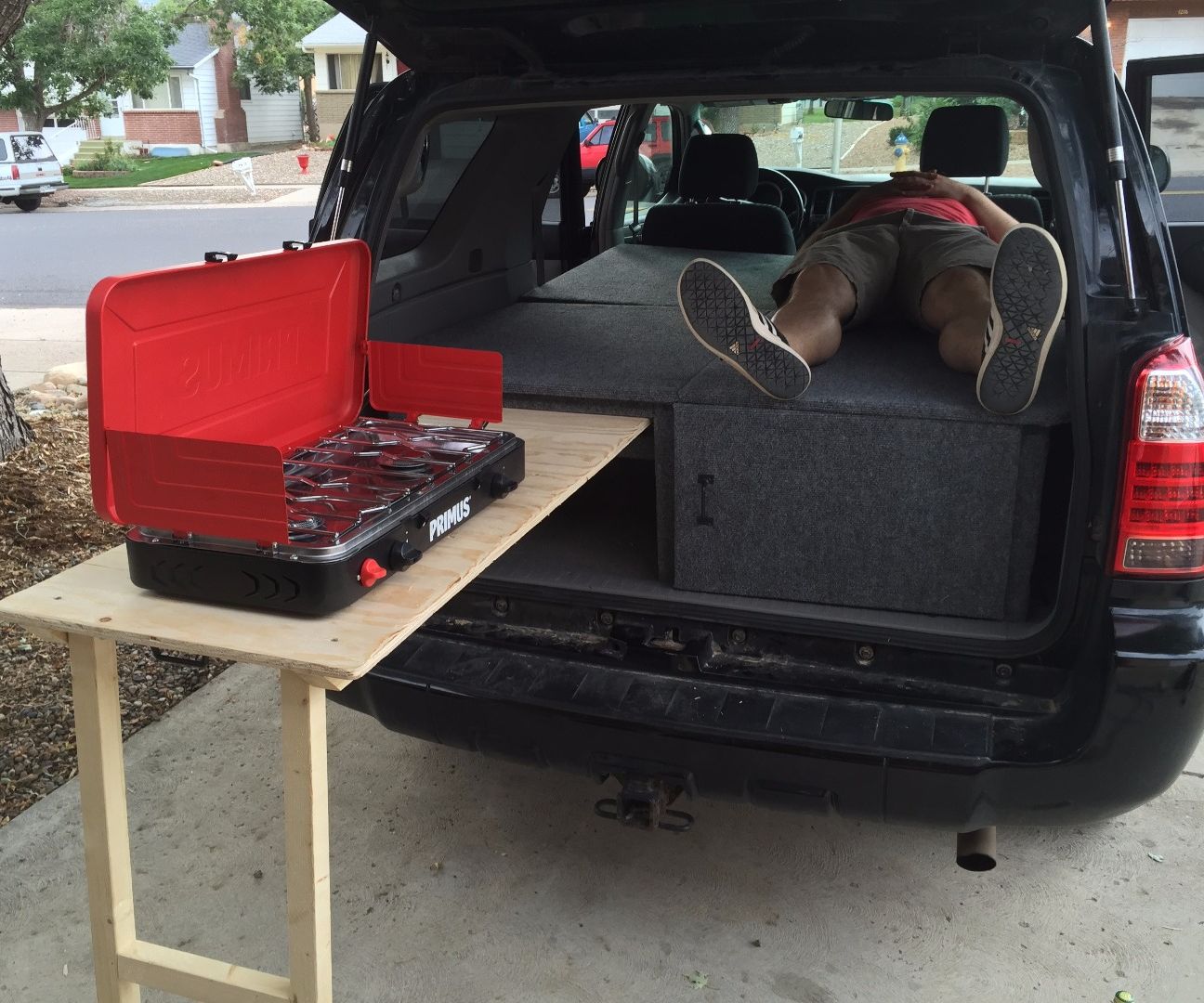 Toyota 4Runner Camper Sleeper Conversion With Table