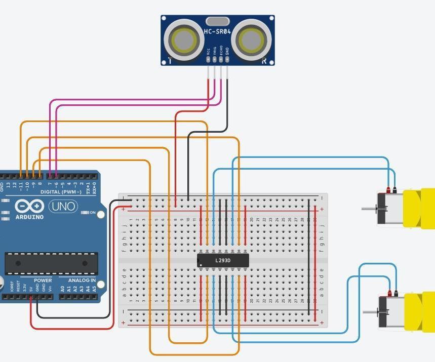 Distance Sensing Robot