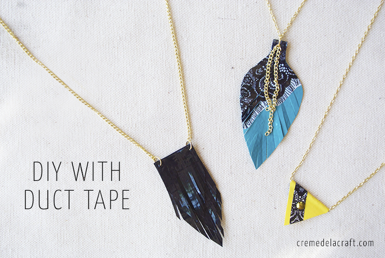 DIY: 3 Duct Tape Necklaces