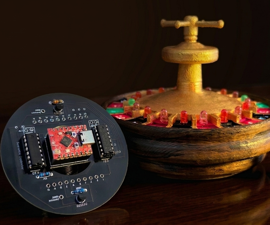 DIY LED Roulette Wheel | ESP32 C3 Project