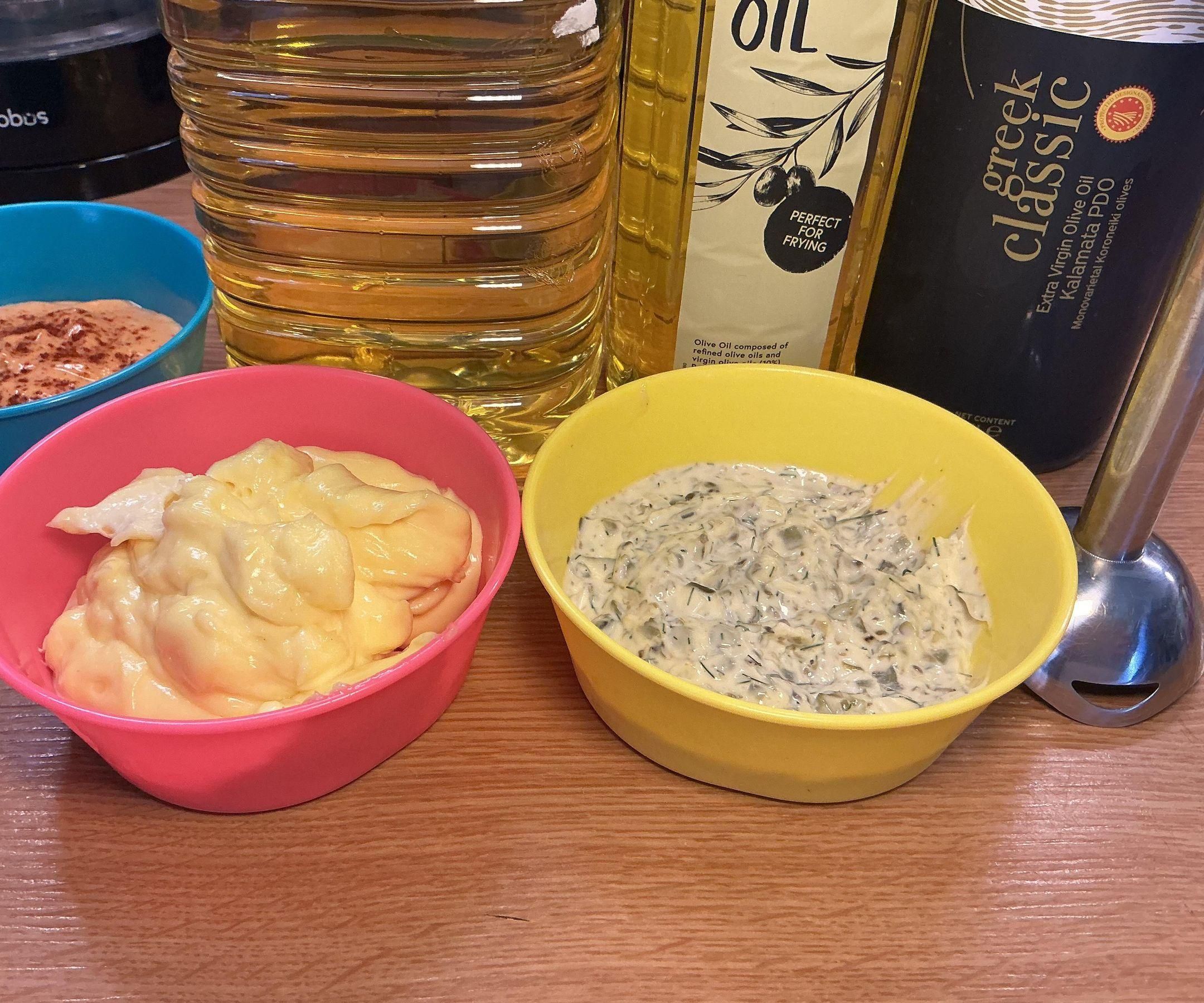 Easy Quick Homemade Mayonnaise Using a Stick Blender - No Hand Mixing. + Marie Rose and Tartare Sauce Recipes