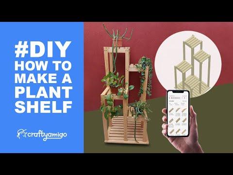 #DIY How to Make a Plant Shelf