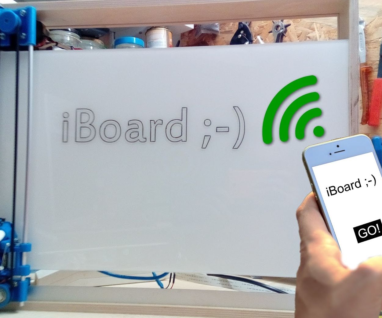 IBoard! Web-controlled Whiteboard