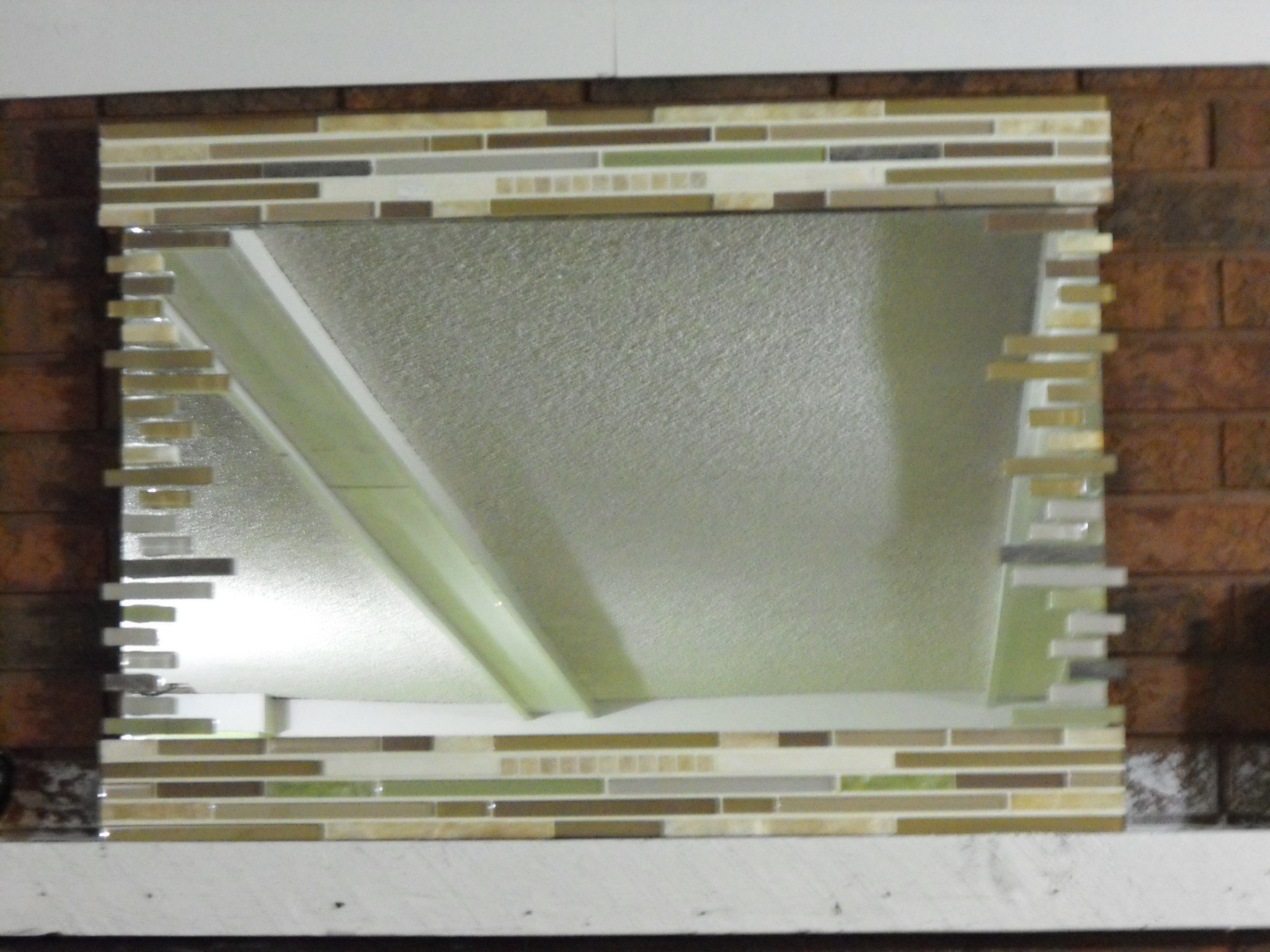 Pallet Mosaic Mirror