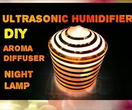 DIY Ultrasonic Humidifier Night Lamp