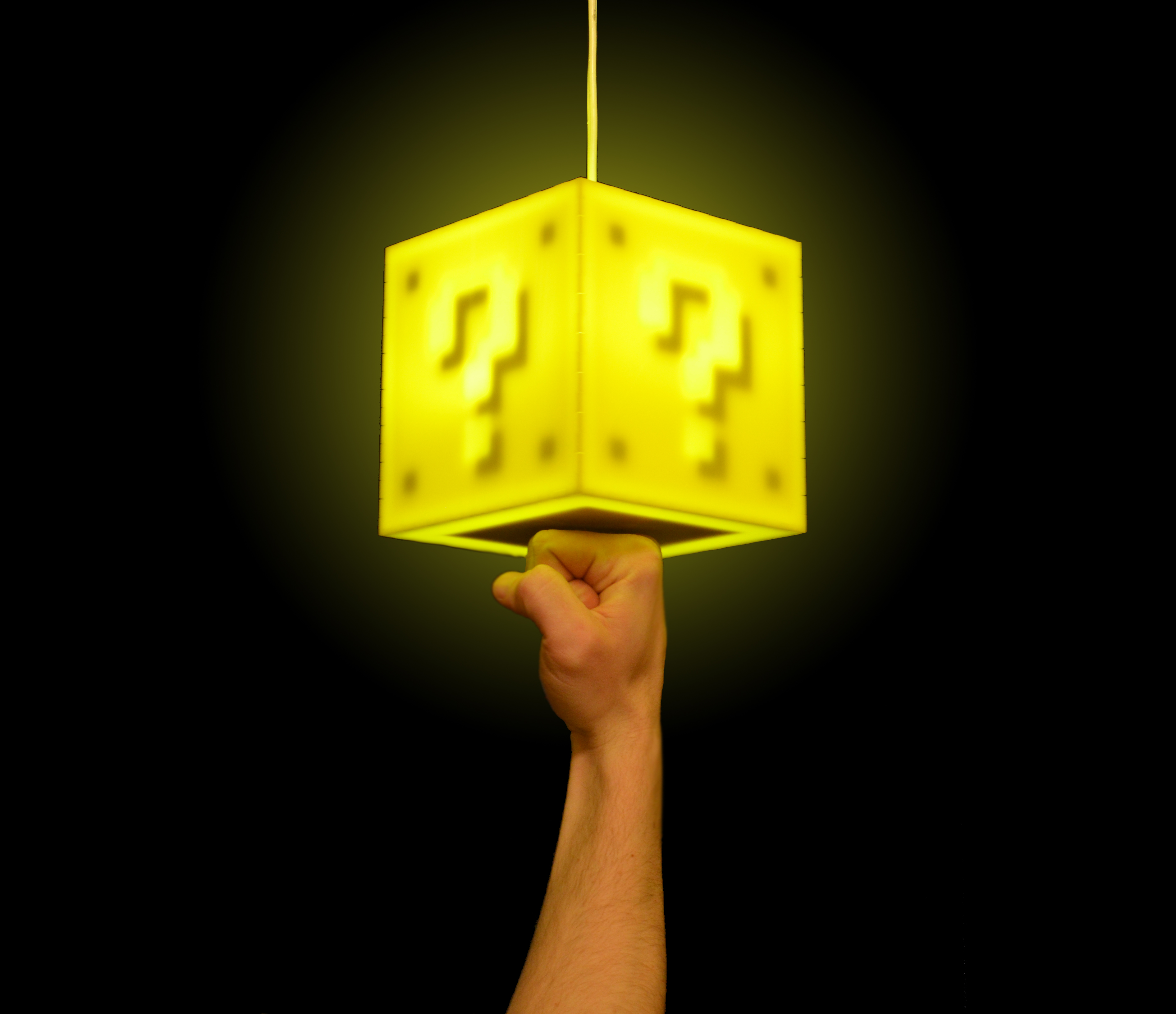 Assemble a Super Mario Brothers Coin Block Lamp