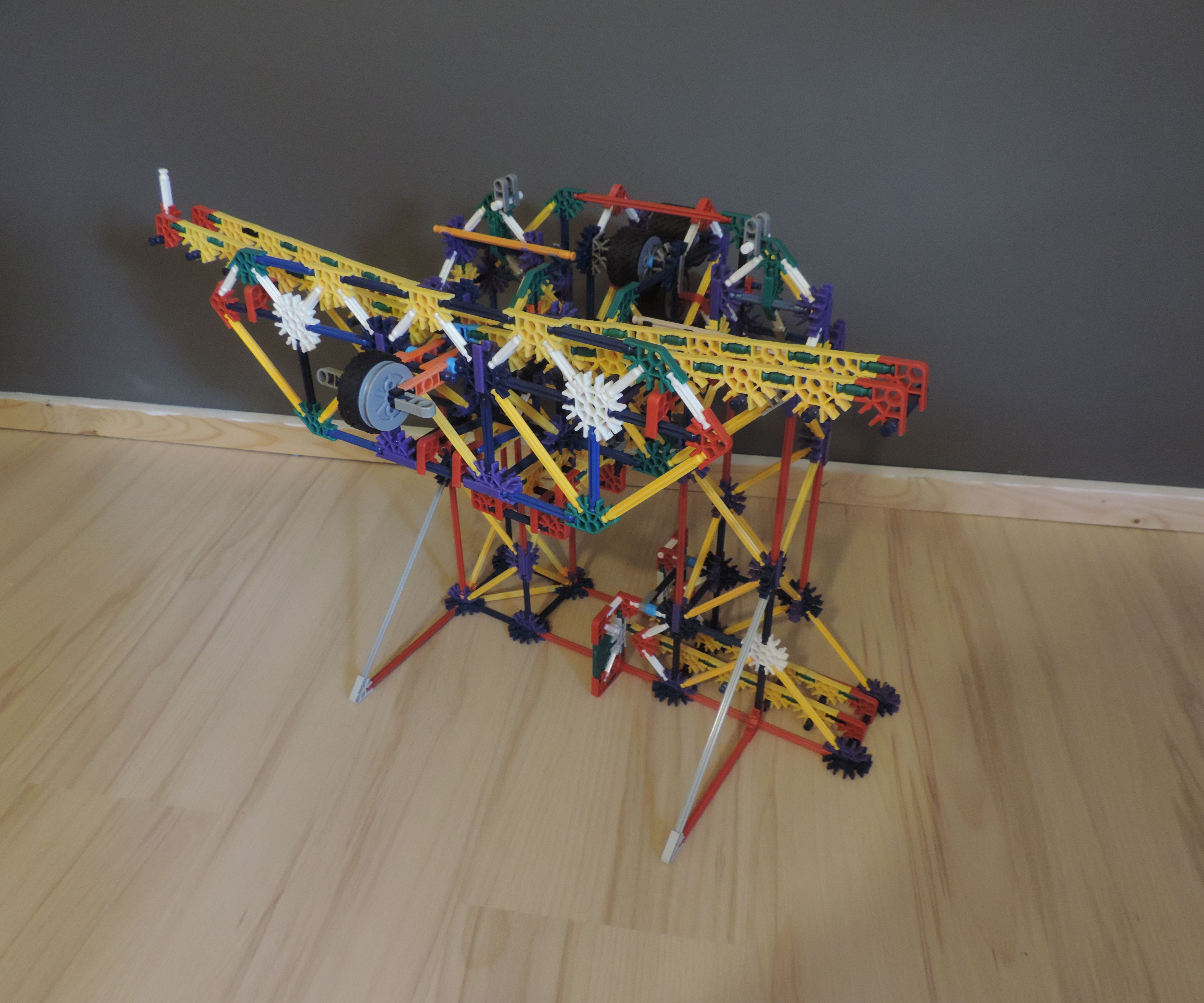 Knex Ball Machine Element: Swing Arm