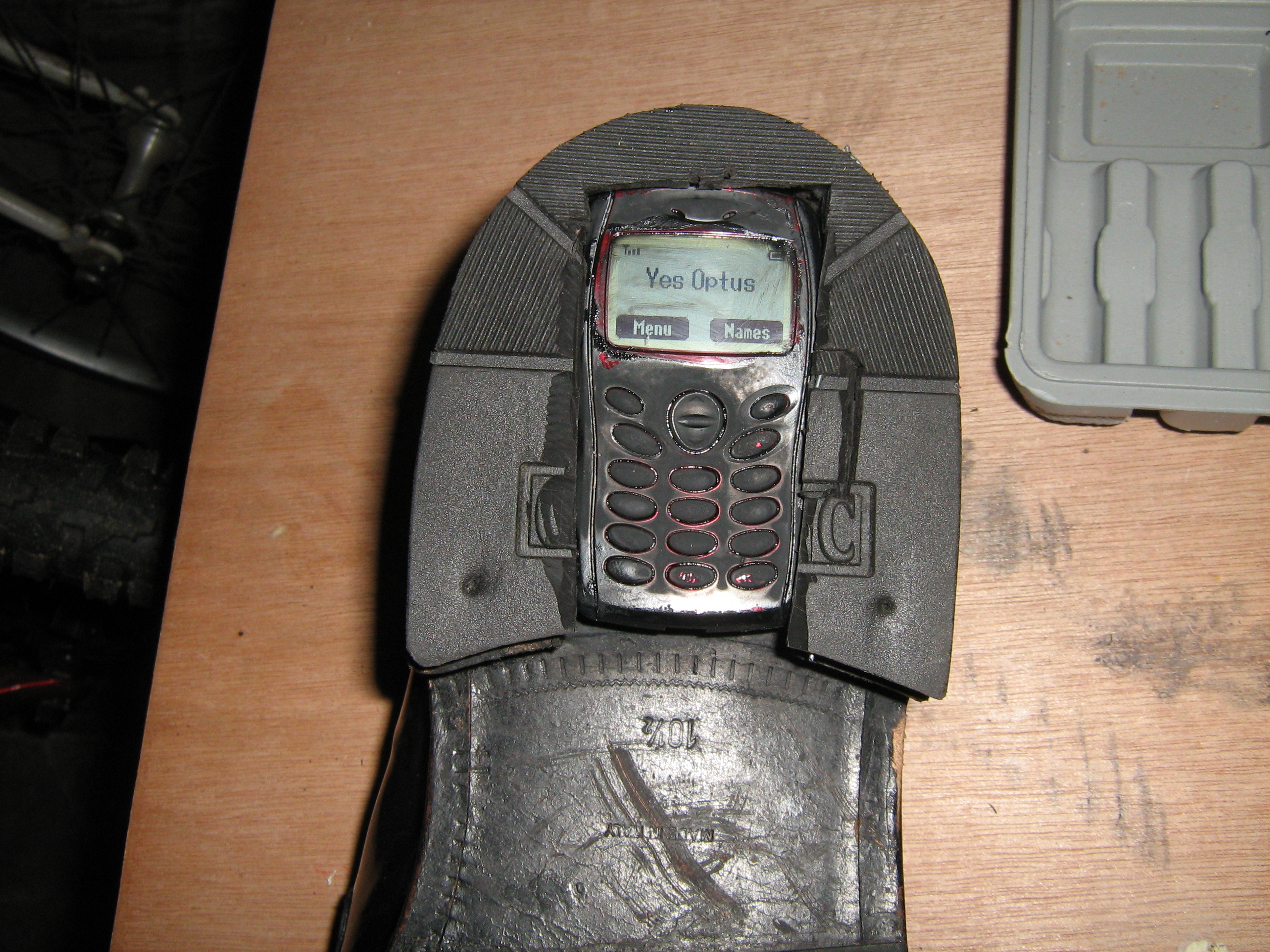 Wearable Shoe Phone