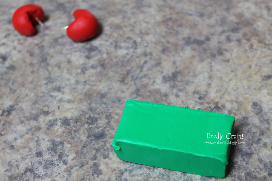 piranha plant mario brothers polymer clay bake oven hard earrings geekery geek video games crafts (14).JPG