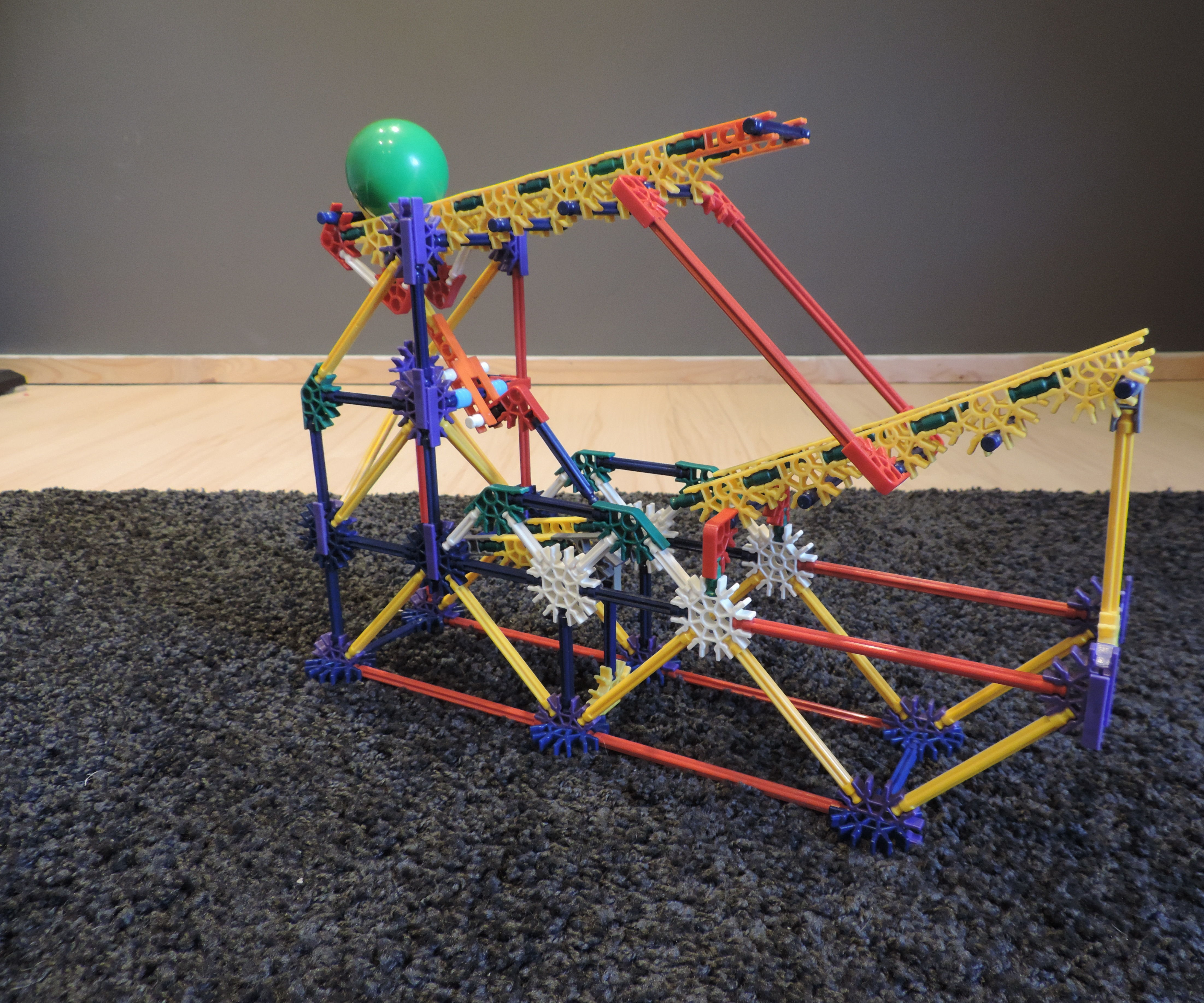 Knex Ball Machine Element: the Ball Launcher