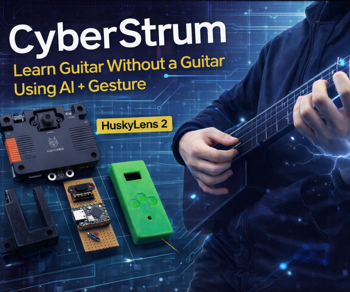 CyberStrum : No Instrument.No Guitar in Hand. But Every Move Creates Music.Every Motion Shows Emotion.