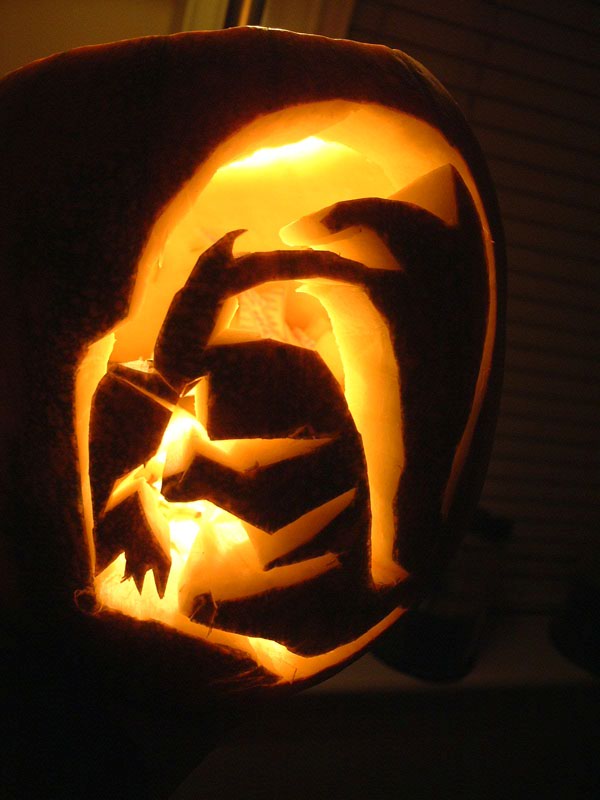 Make a Spooky Darth Vader Pumpkin!