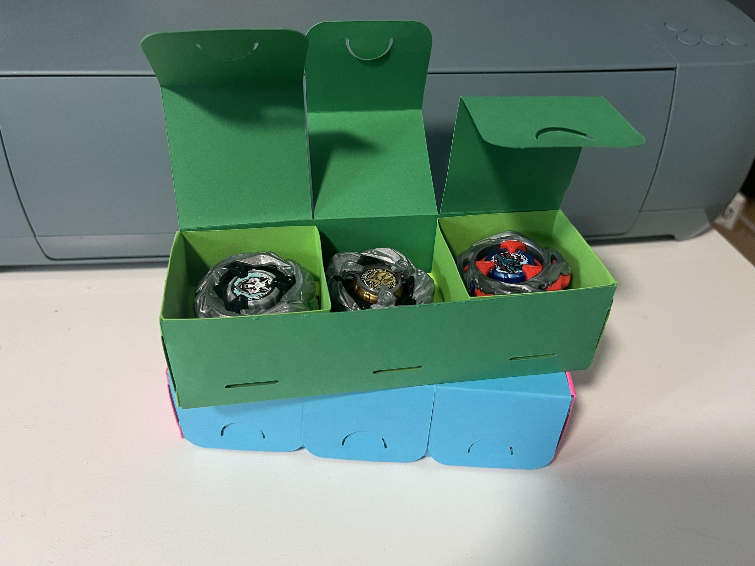 Paper Beyblade X 3on3 Deck Case