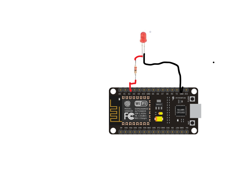 WiFi Controlled LED Using NodeMCU