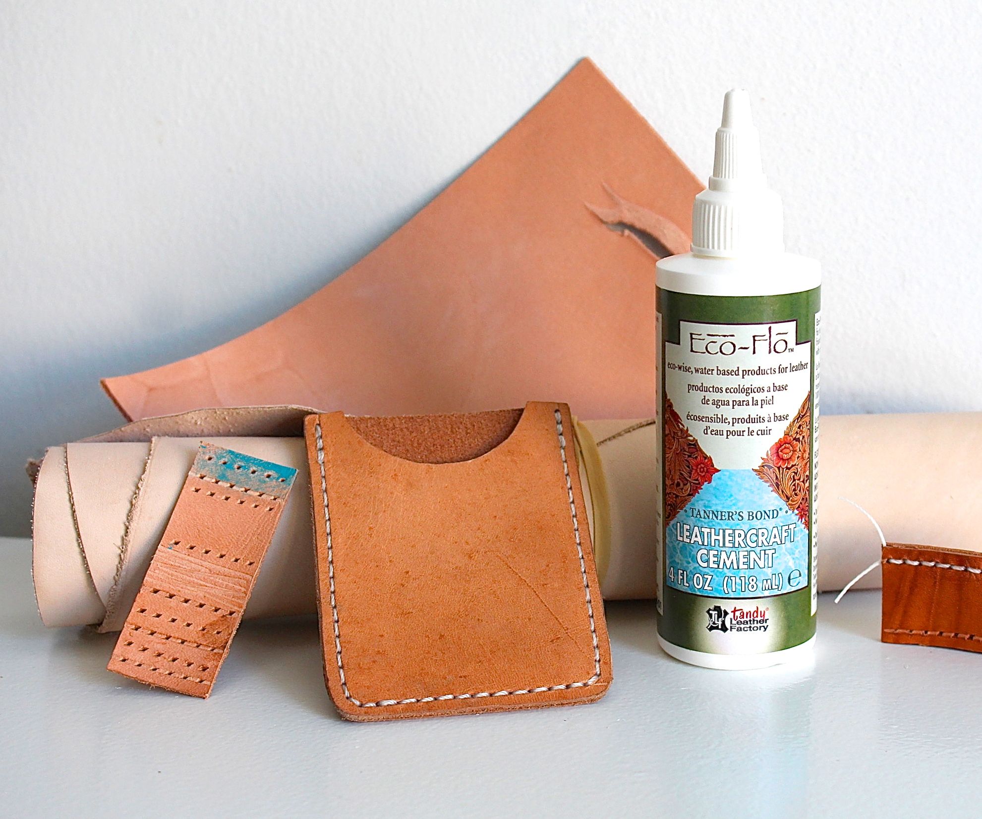 How to Glue Leather for Sewing