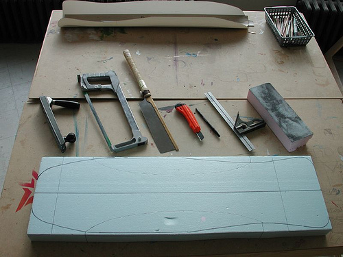 How to Shape a Foam Mold for Building Skateboards
