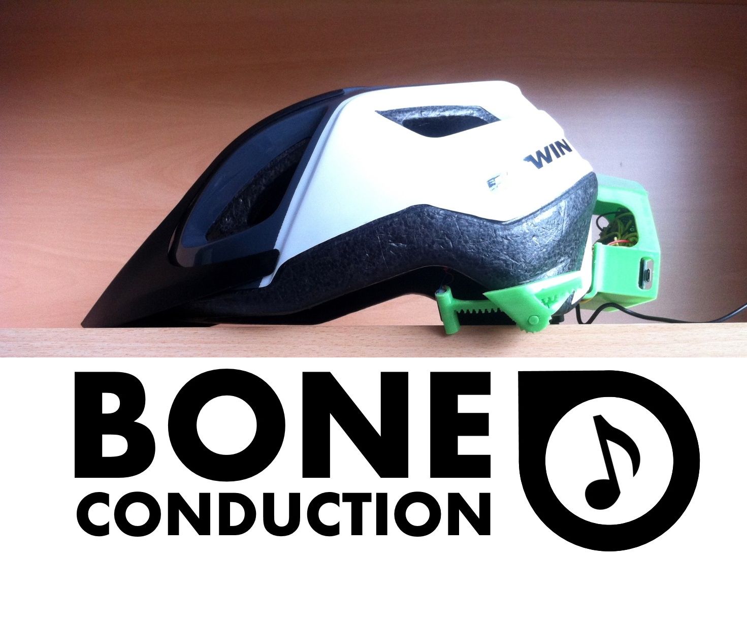 DIY Bone Conduction Bike Helmet 