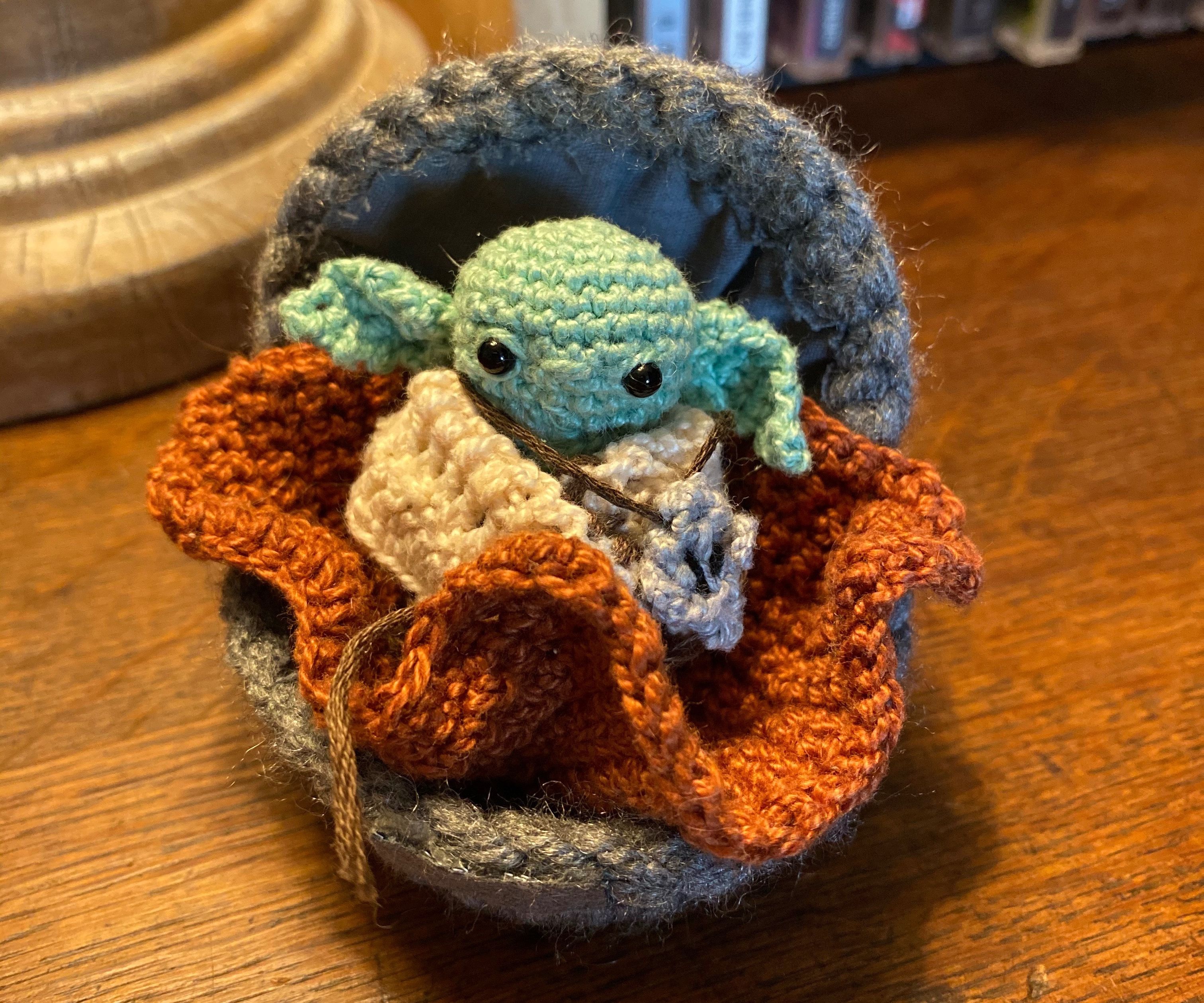 Crochet Mini Baby Yoda