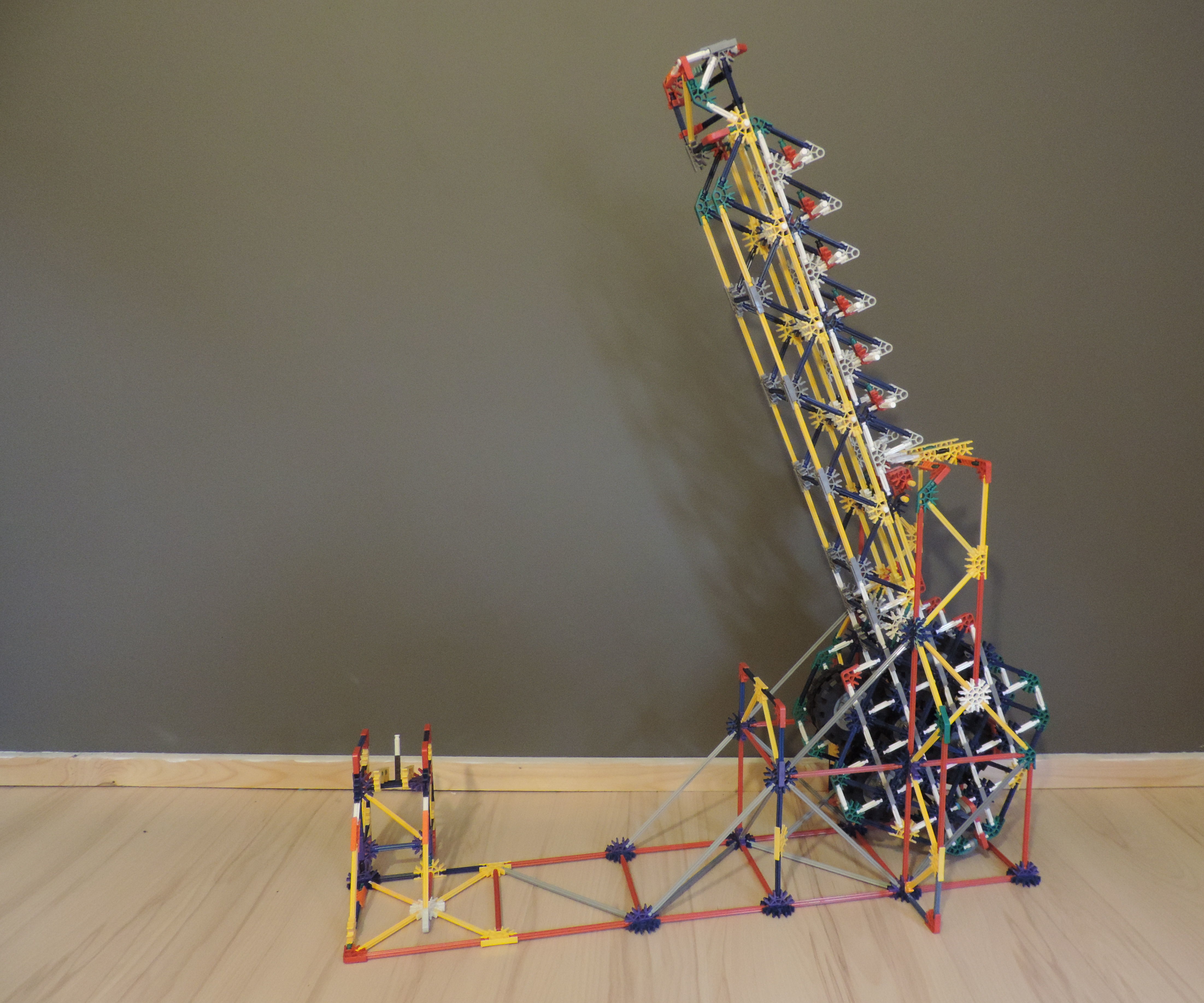 Knex Ball Machine Element: Falling Bridge