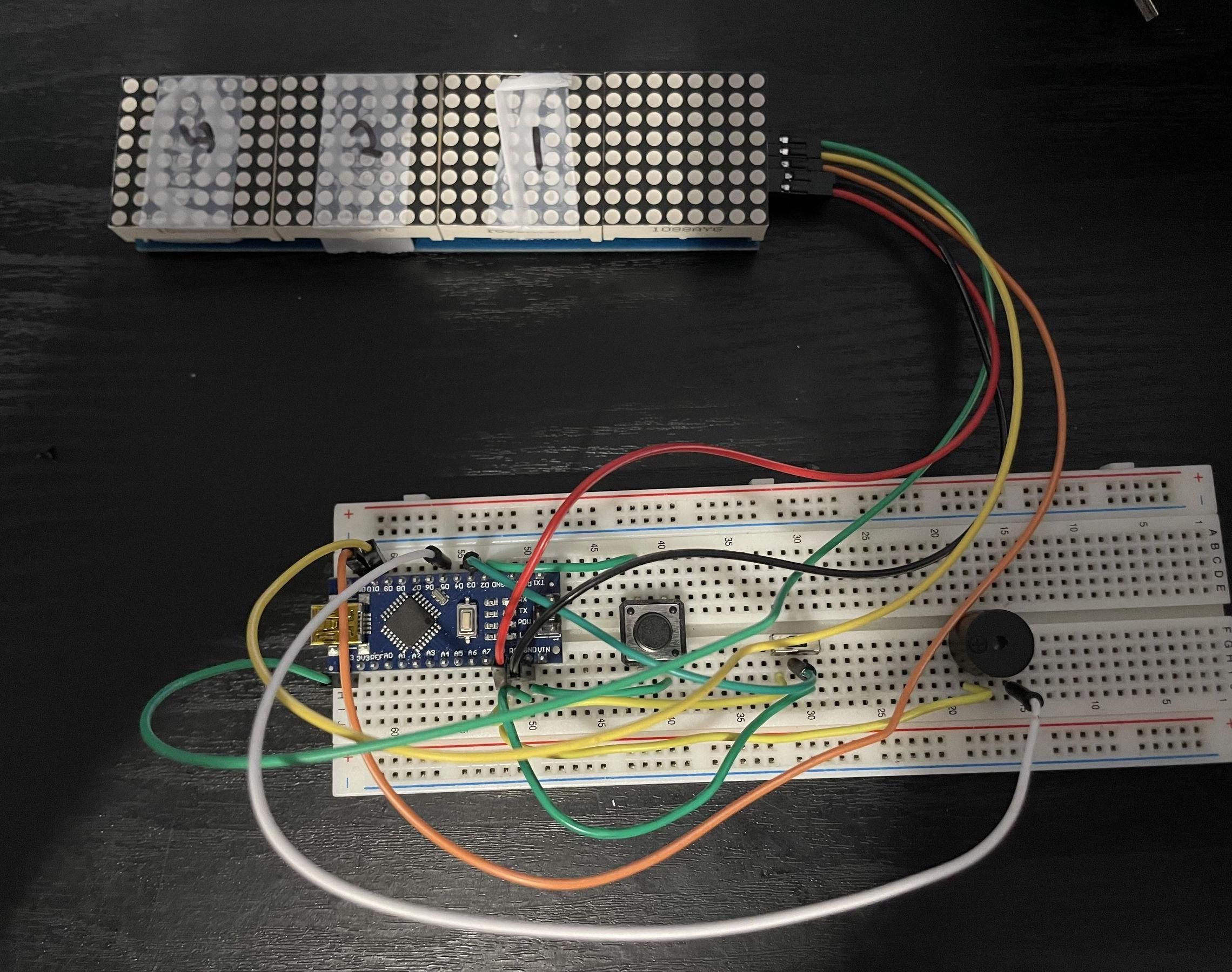 Electronic Dice on Arduino Nano That Shows Binary Output Too