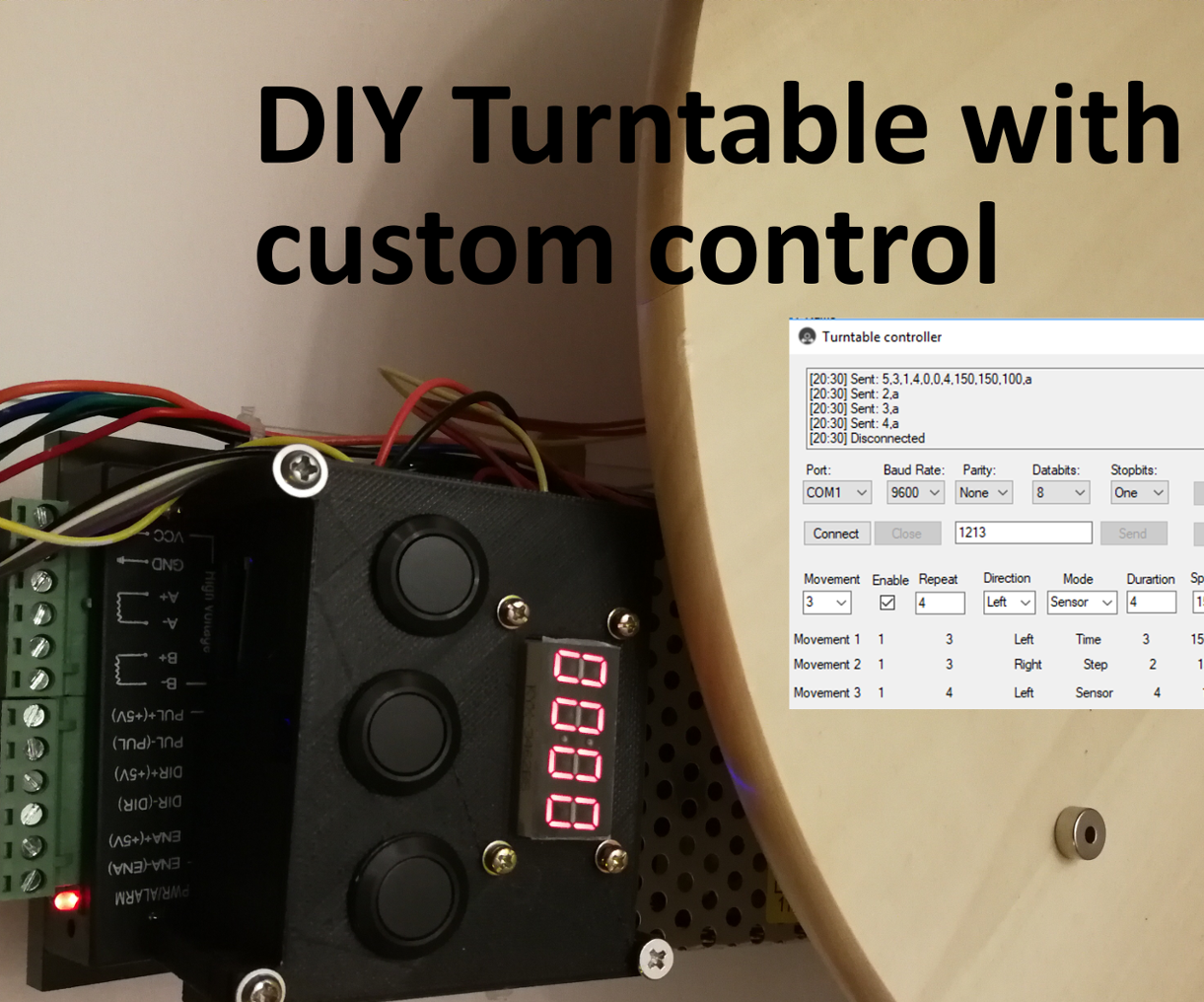 DIY Turntable With Custom Control