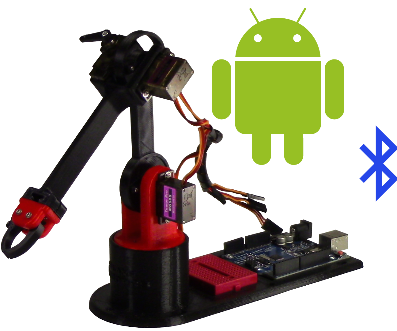 Control Arduino Robot Arm With Android App