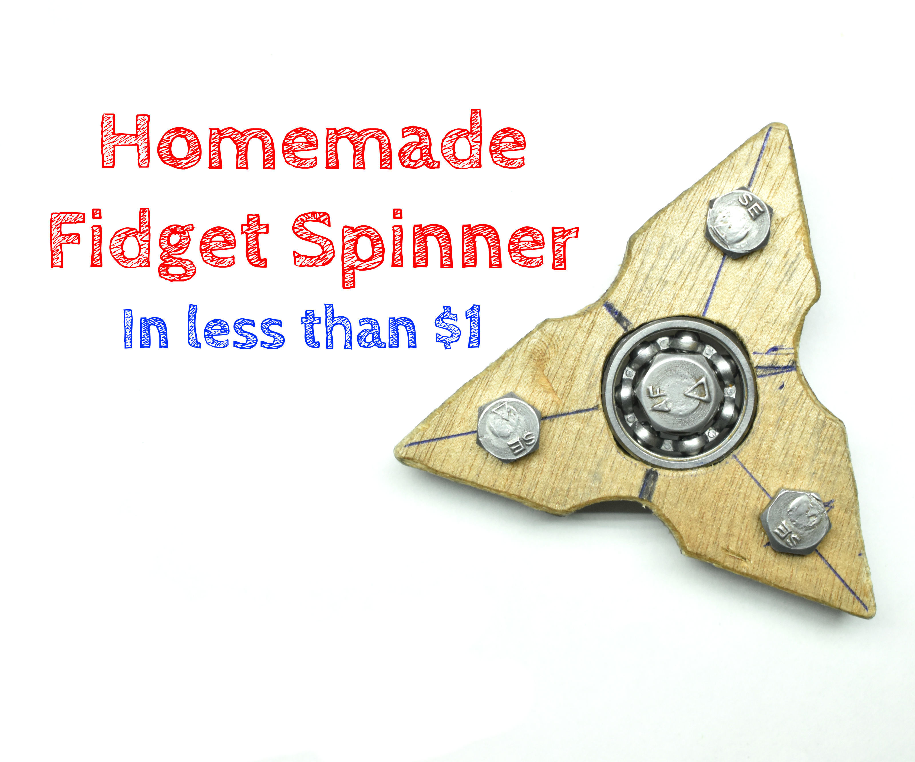 Homemade Fidget Spinner