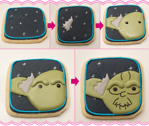 Yoda Star Wars Cookies