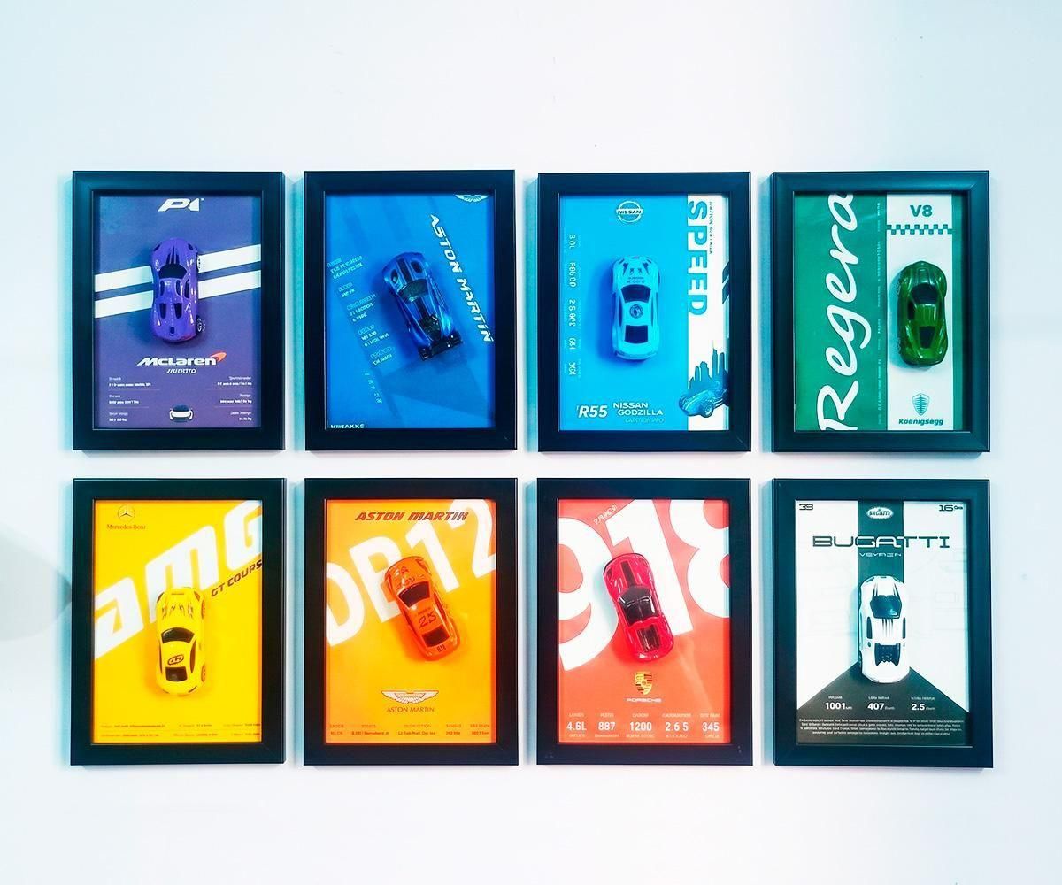 The Hot Wheels Gallery | Creating a Custom Wall Display for Diecast Toy Cars