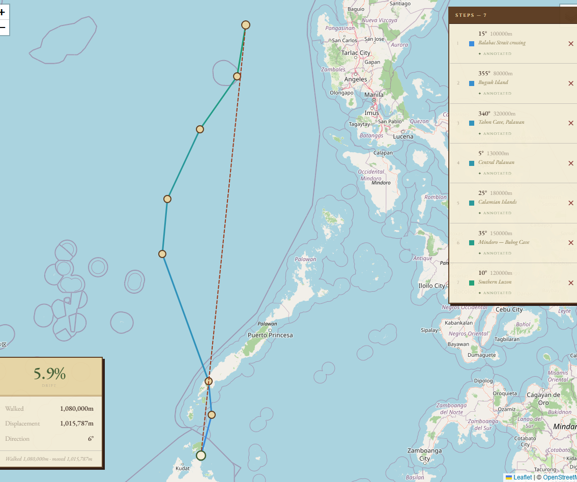 Balangay: a Dead Reckoning Simulation Interactive Web App