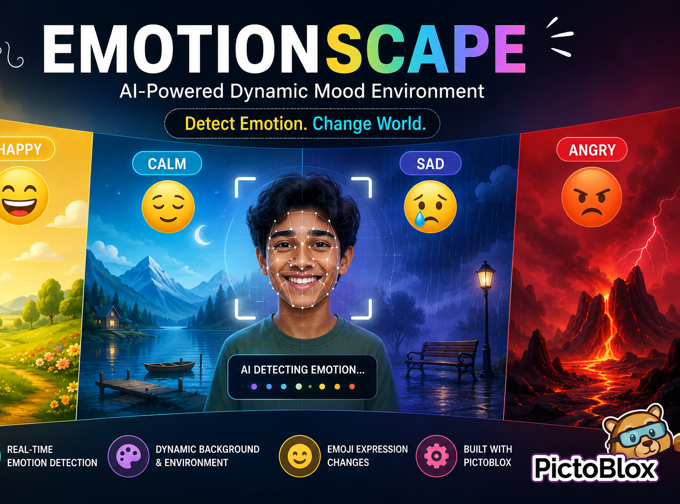 EmotionScape: AI-Powered Dynamic Mood Environment