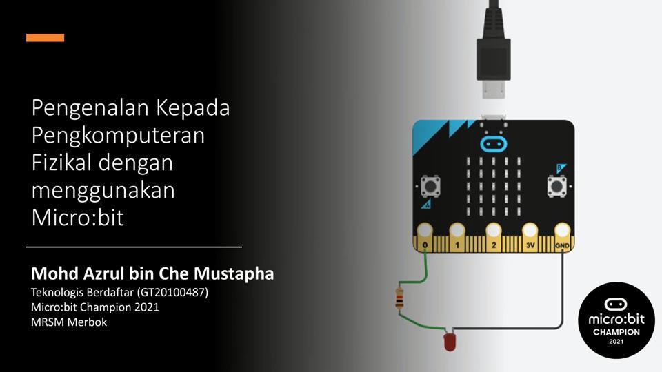 LED Basic / Pengenalan Kepada Pengkomputeran Fizikal Dengan Menggunakan Micro:bit  Menggunakan Tinkercad Asas LED