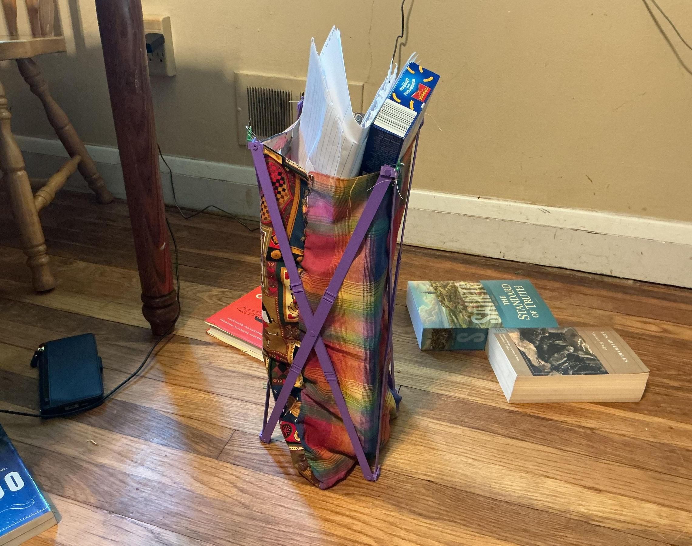 Collapsible Trash Can for Camping