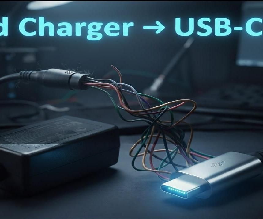 Turn Your Old Laptop Charger Into USB-C Charger!