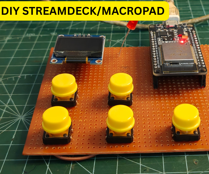 DIY ESP32 Stream Deck/MacroPad (Low-Cost Bluetooth Alternative)